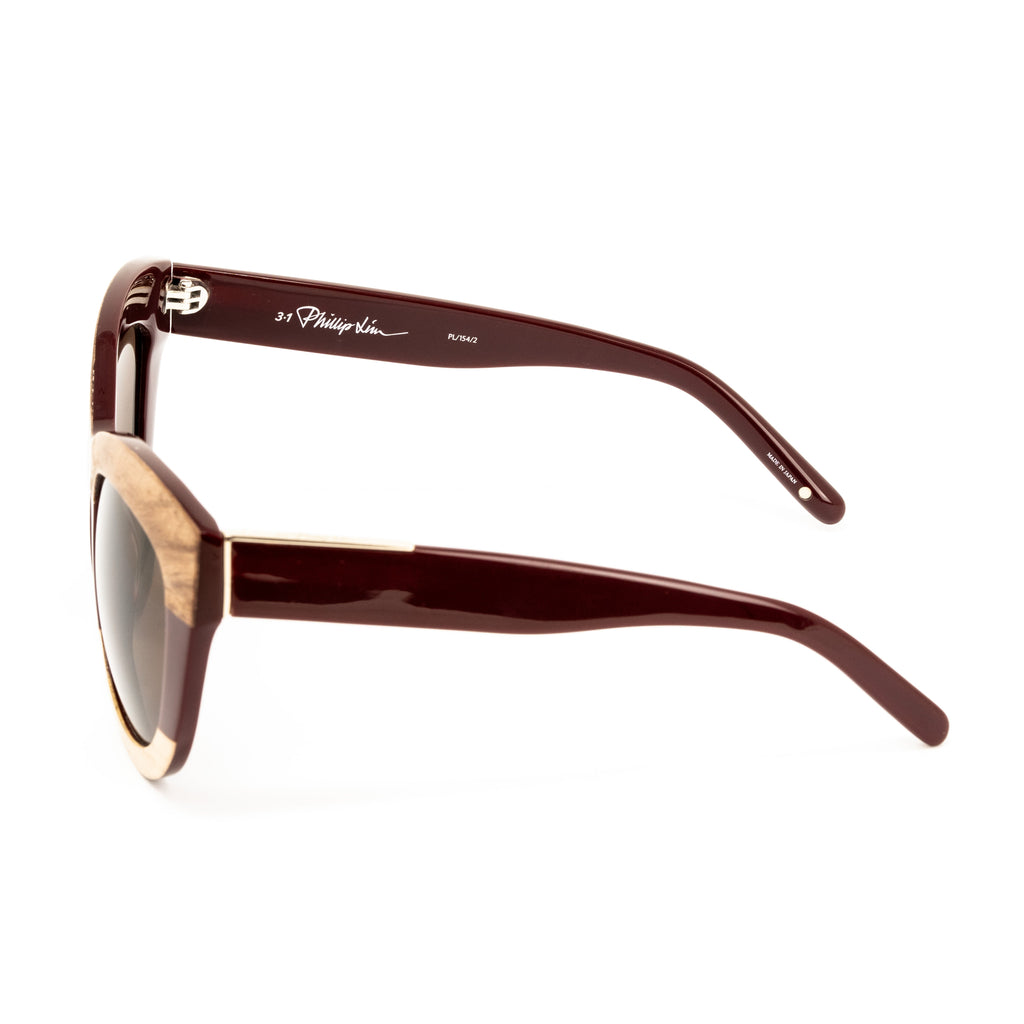 Phillip Lim x Linda Farrow Brown Sunglasses