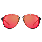 Phillip Lim x Linda Farrow Orange Mirror Sunglasses