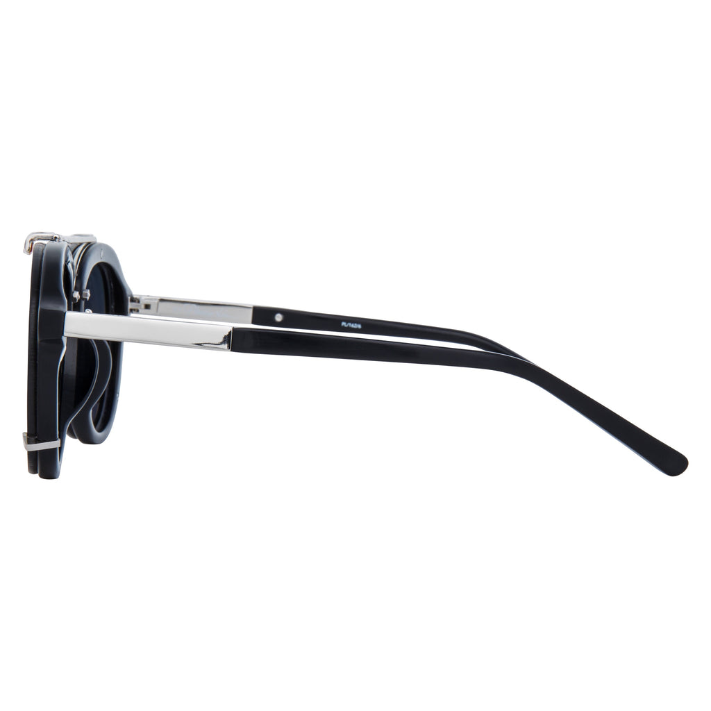 Phillip Lim x Linda Farrow Orange Mirror Sunglasses