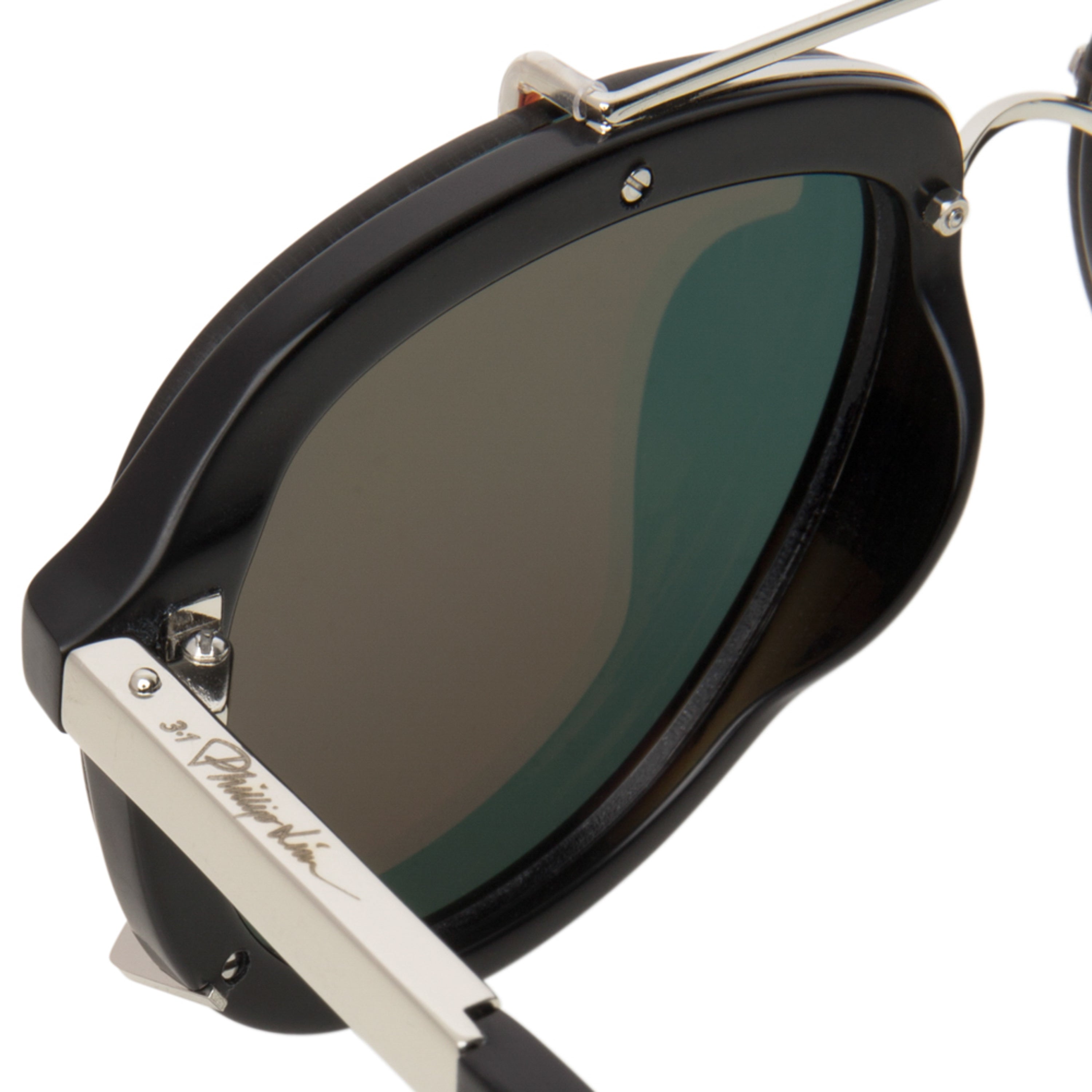 Phillip Lim x Linda Farrow Orange Mirror Sunglasses