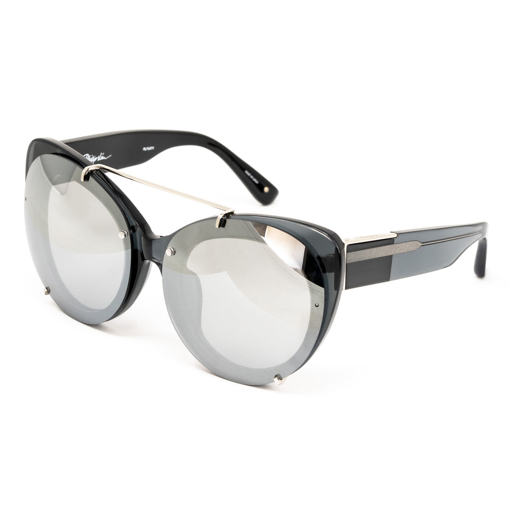 Phillip Lim x Linda Farrow Black Sunglasses