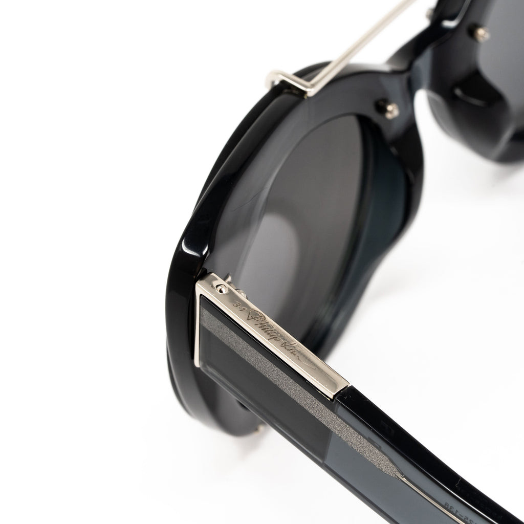 Phillip Lim x Linda Farrow Black Sunglasses