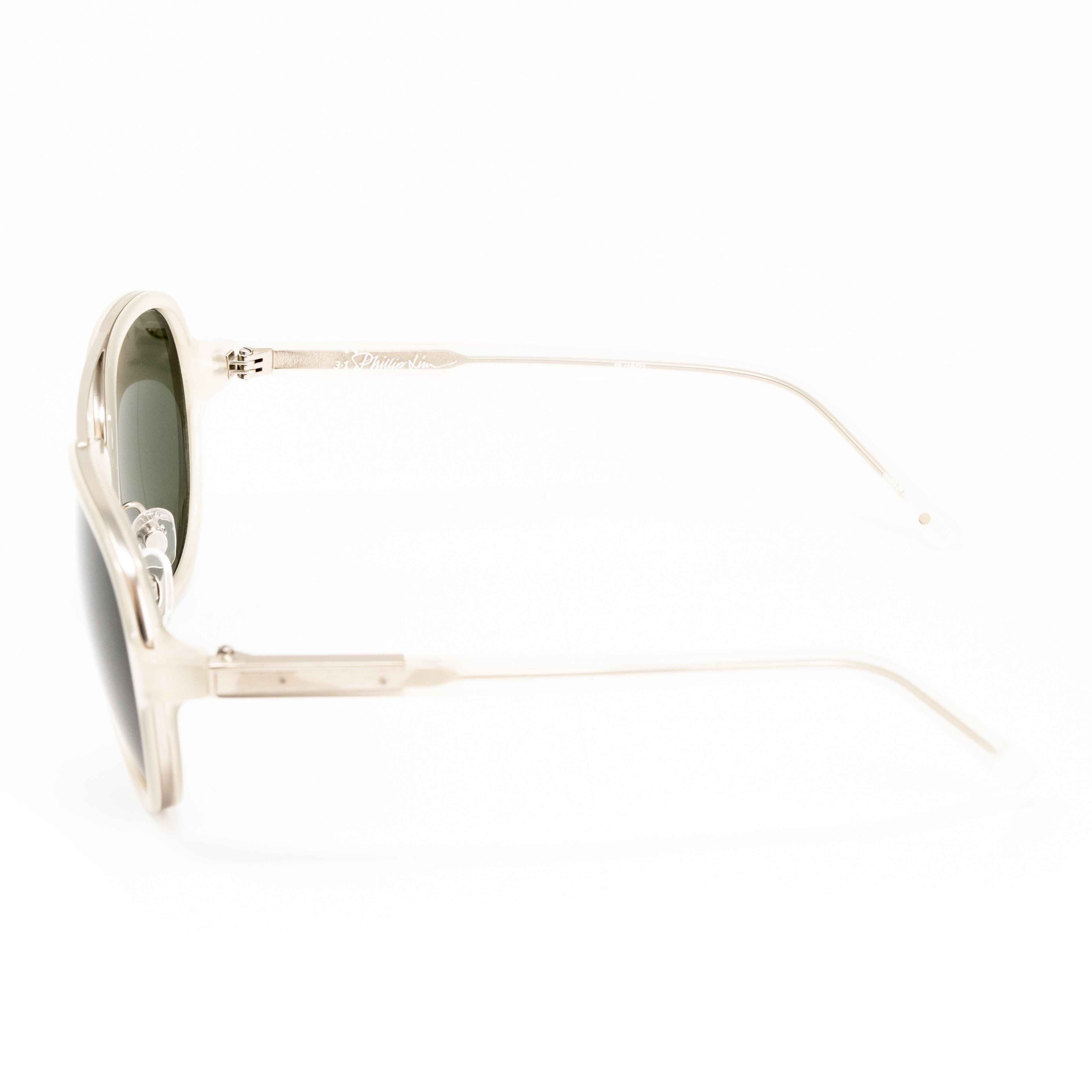 Phillip Lim x Linda Farrow Green Sunglasses