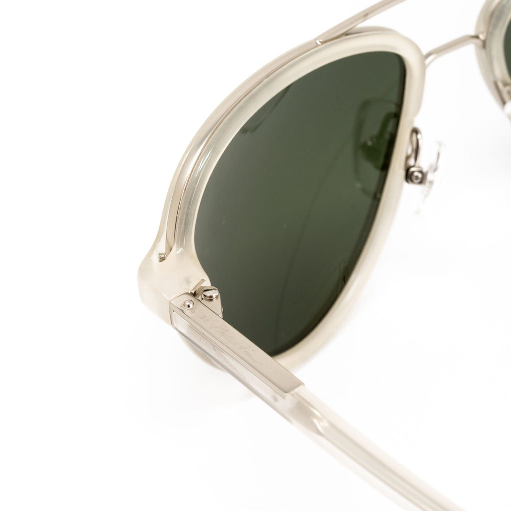 Phillip Lim x Linda Farrow Green Sunglasses
