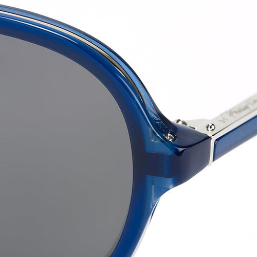 Phillip Lim x Linda Farrow Grey Blue Sunglasses