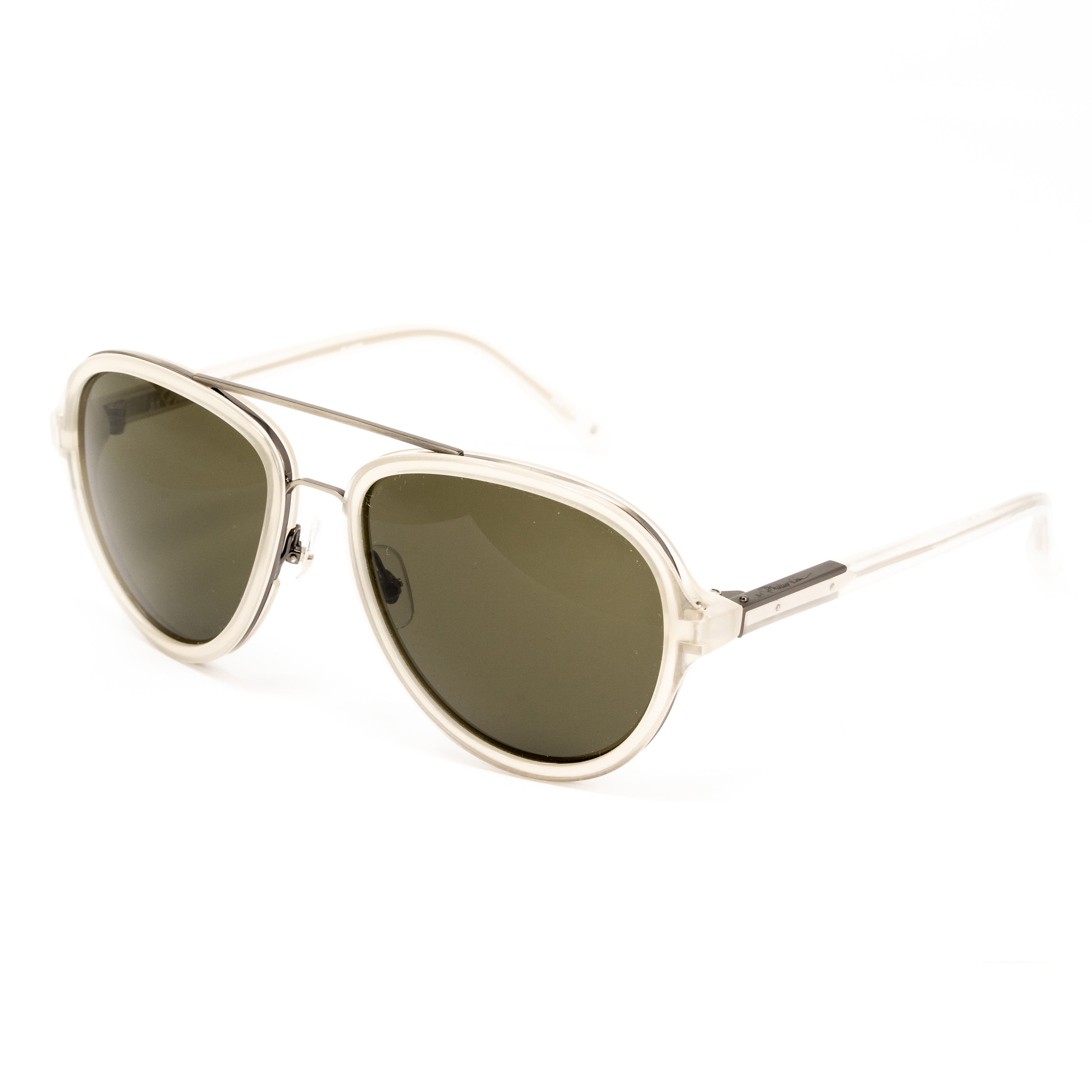Phillip Lim x Linda Farrow Green Sunglasses