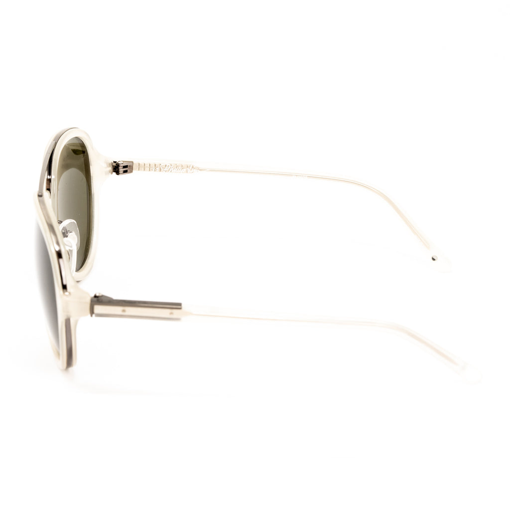 Phillip Lim x Linda Farrow Green Sunglasses