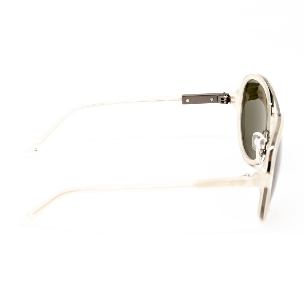 Phillip Lim x Linda Farrow Green Sunglasses