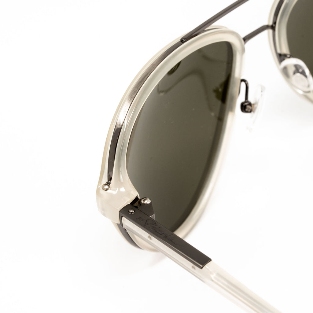 Phillip Lim x Linda Farrow Green Sunglasses