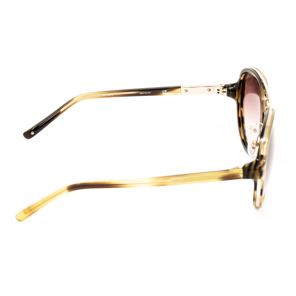 Phillip Lim x Linda Farrow Tortoiseshell Sunglasses