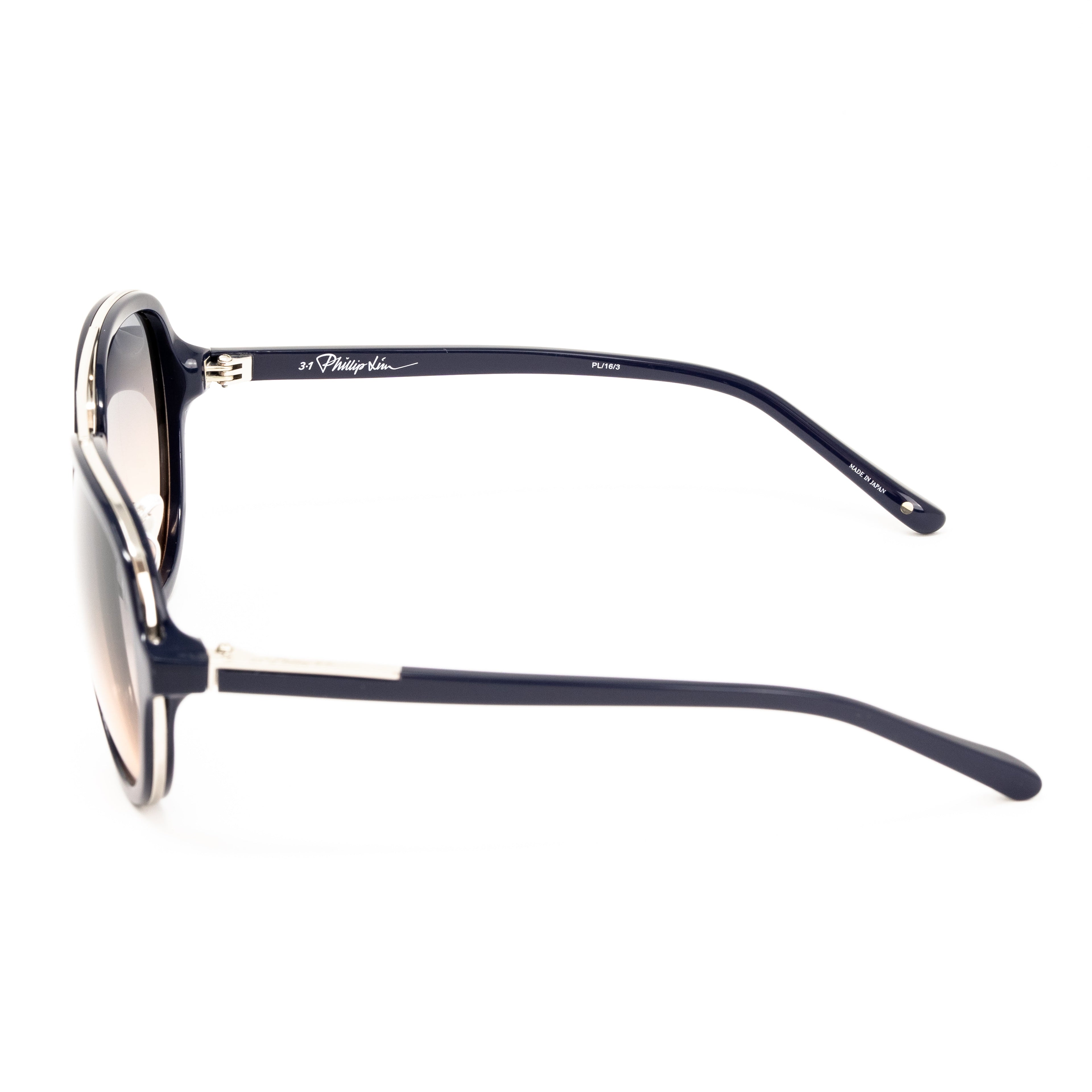 Phillip Lim x Linda Farrow Navy Sunglasses