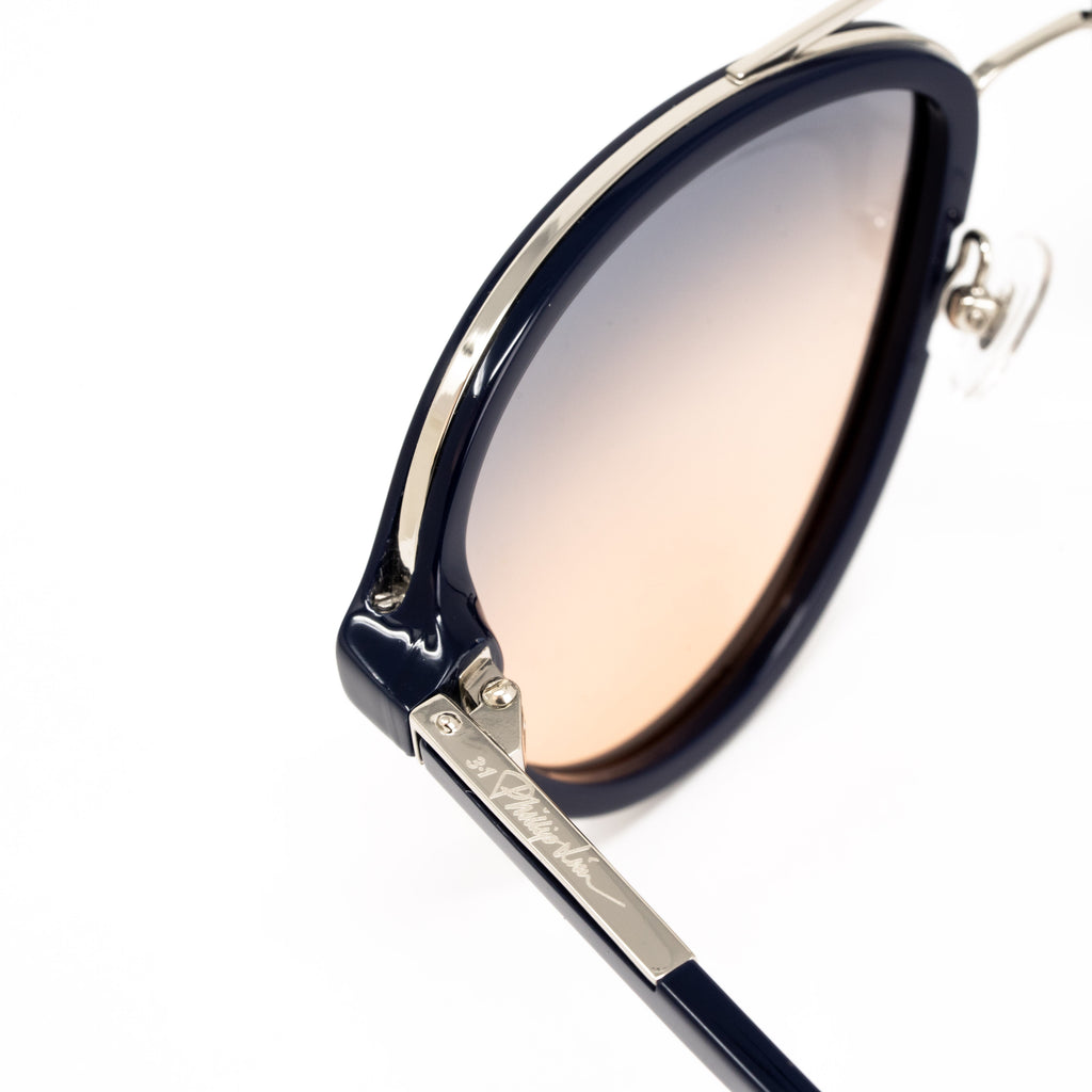 Phillip Lim x Linda Farrow Navy Sunglasses