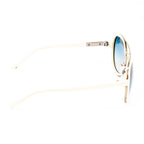 Phillip Lim x Linda Farrow White Sunglasses