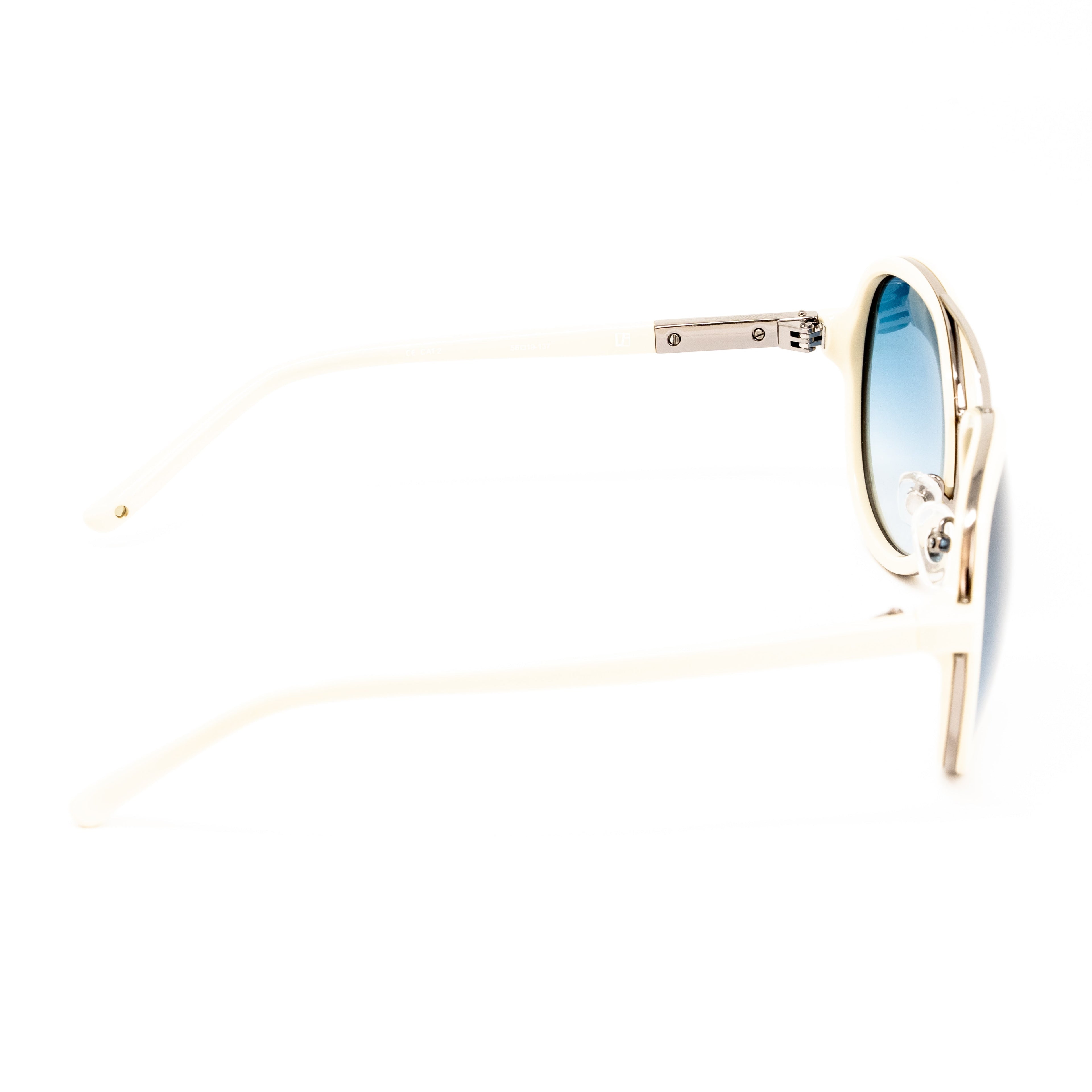 Phillip Lim x Linda Farrow White Sunglasses