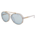 Phillip Lim x Linda Farrow White Blue Sunglasses