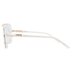 Phillip Lim x Linda Farrow White Blue Sunglasses