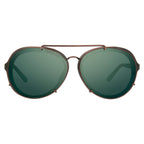 Phillip Lim x Linda Farrow Green Sunglasses