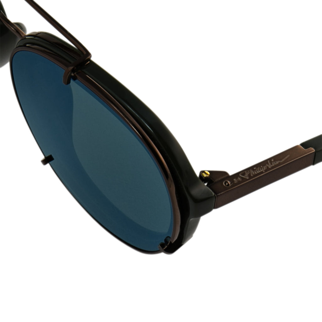 Phillip Lim x Linda Farrow Green Sunglasses