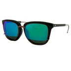 Phillip Lim x Linda Farrow Blue Mirror Sunglasses