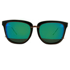 Phillip Lim x Linda Farrow Blue Mirror Sunglasses
