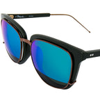 Phillip Lim x Linda Farrow Blue Mirror Sunglasses