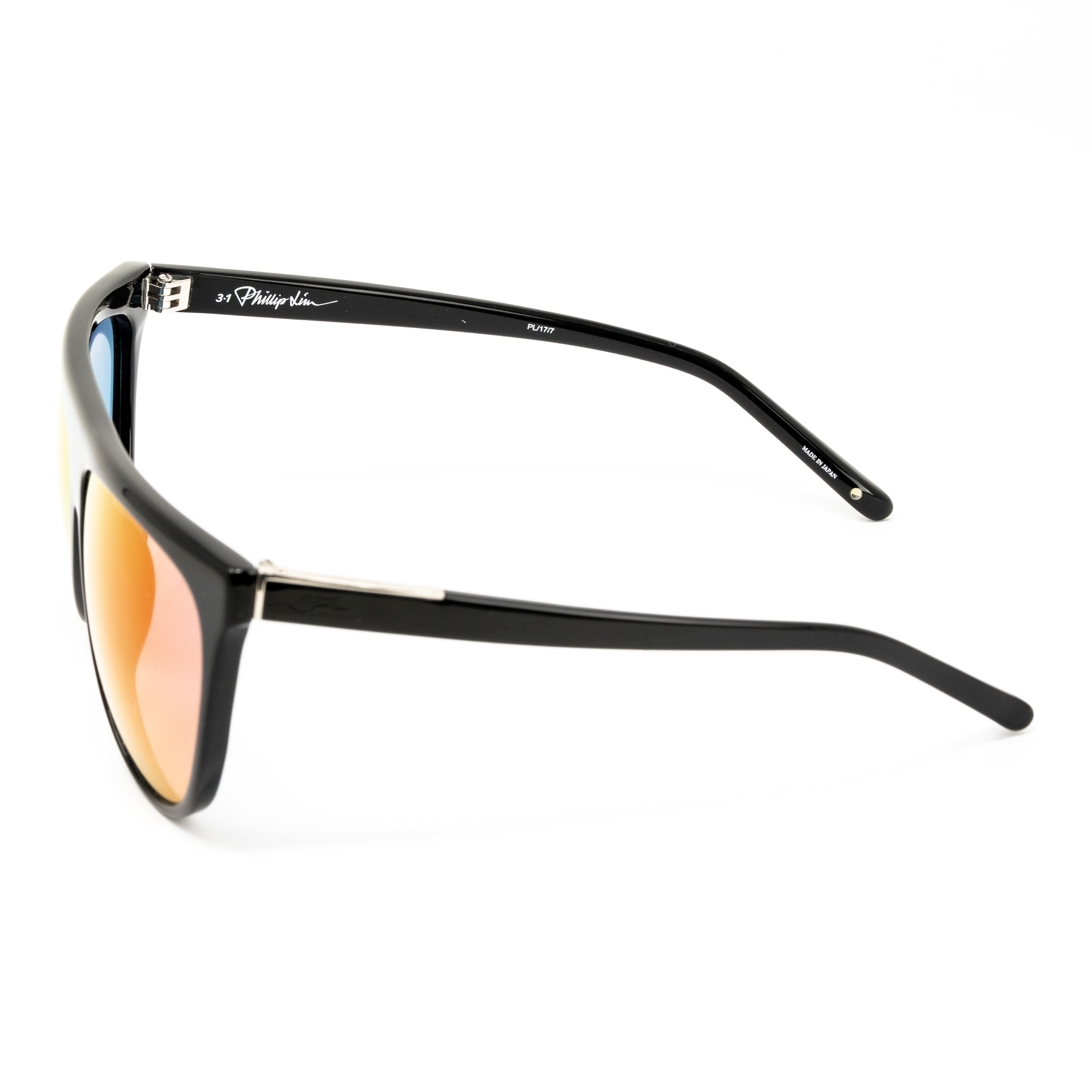 Phillip Lim x Linda Farrow Black Sunglasses