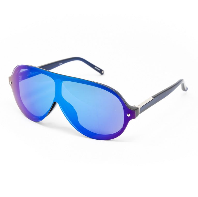 Phillip Lim x Linda Farrow Blue Sunglasses