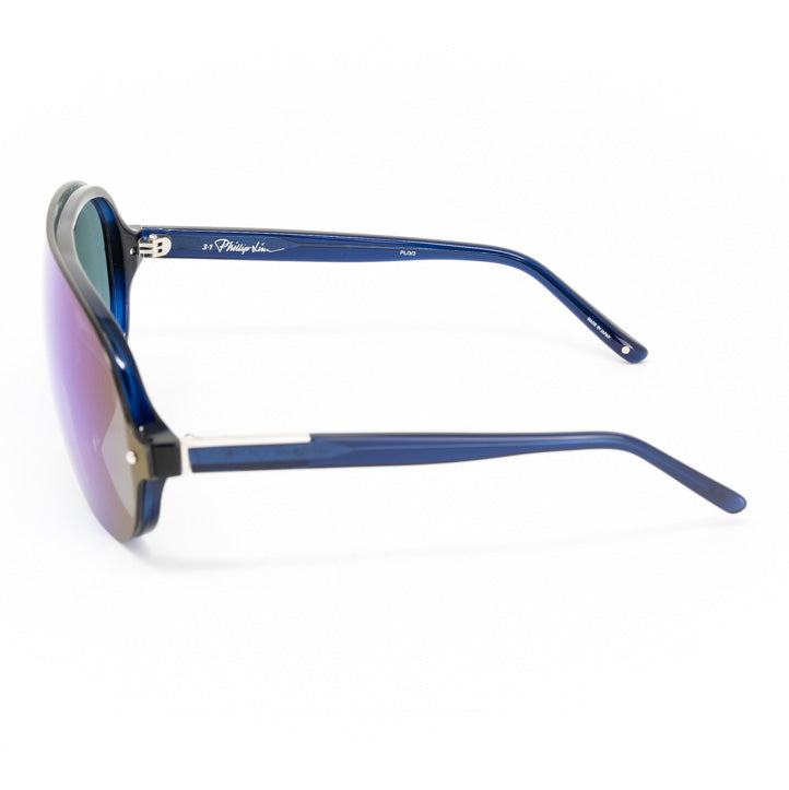 Phillip Lim x Linda Farrow Blue Sunglasses