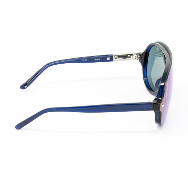 Phillip Lim x Linda Farrow Blue Sunglasses