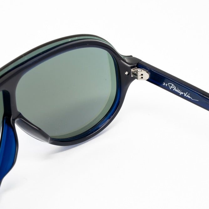 Phillip Lim x Linda Farrow Blue Sunglasses