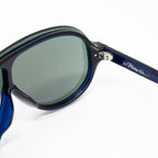 Phillip Lim x Linda Farrow Blue Sunglasses