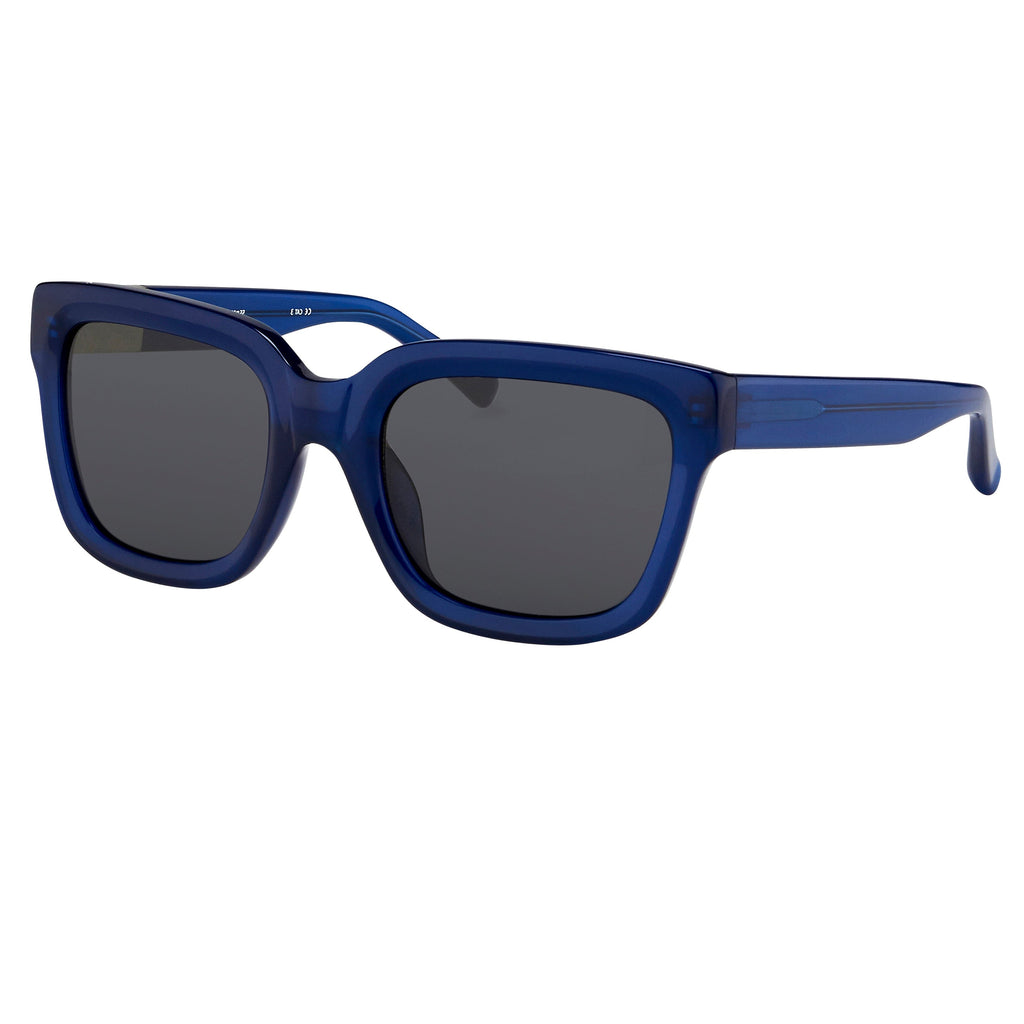 Phillip Lim x Linda Farrow Black Blue Sunglasses