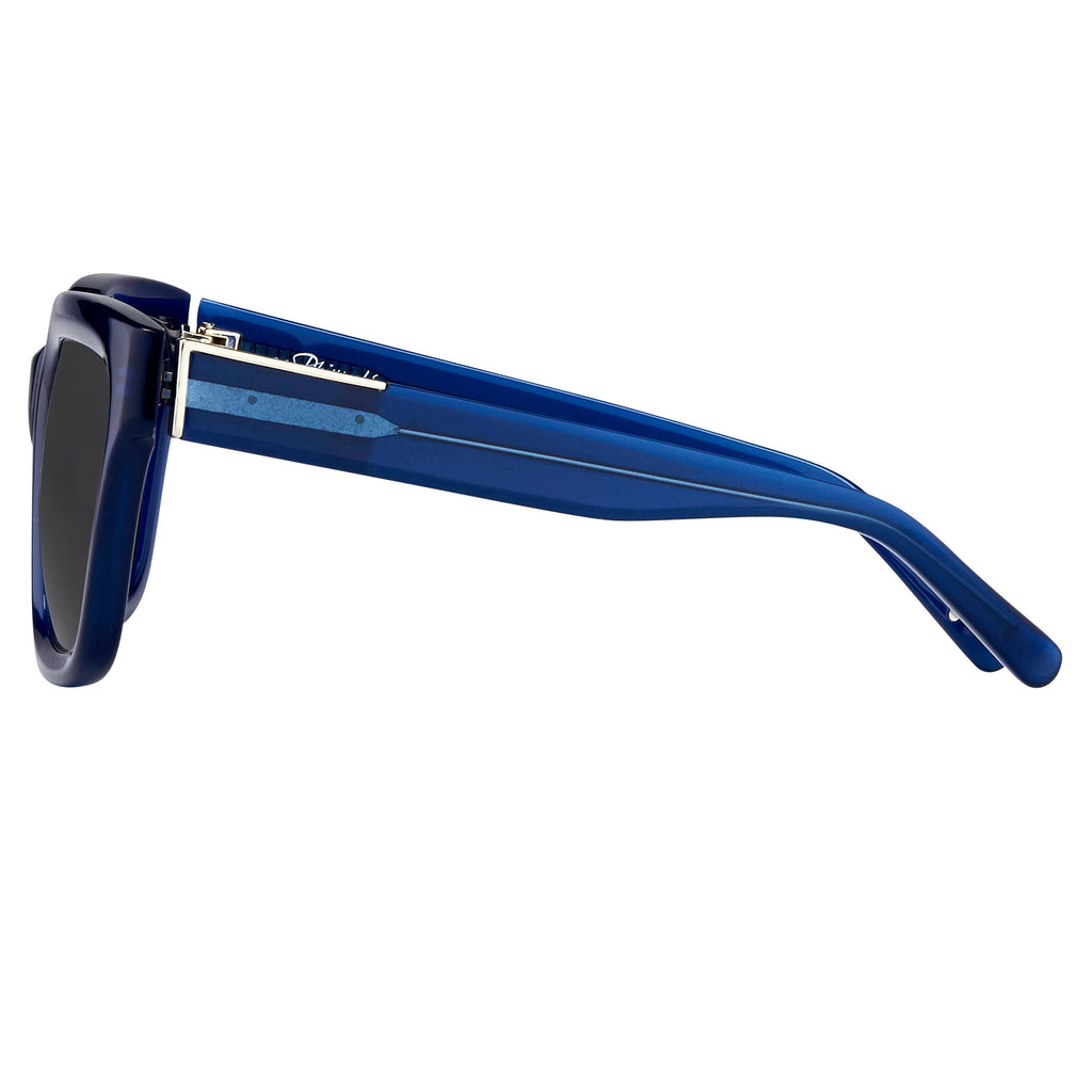 Phillip Lim x Linda Farrow Black Blue Sunglasses