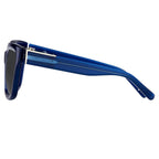 Phillip Lim x Linda Farrow Black Blue Sunglasses