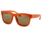 Phillip Lim x Linda Farrow Red Brown Sunglasses
