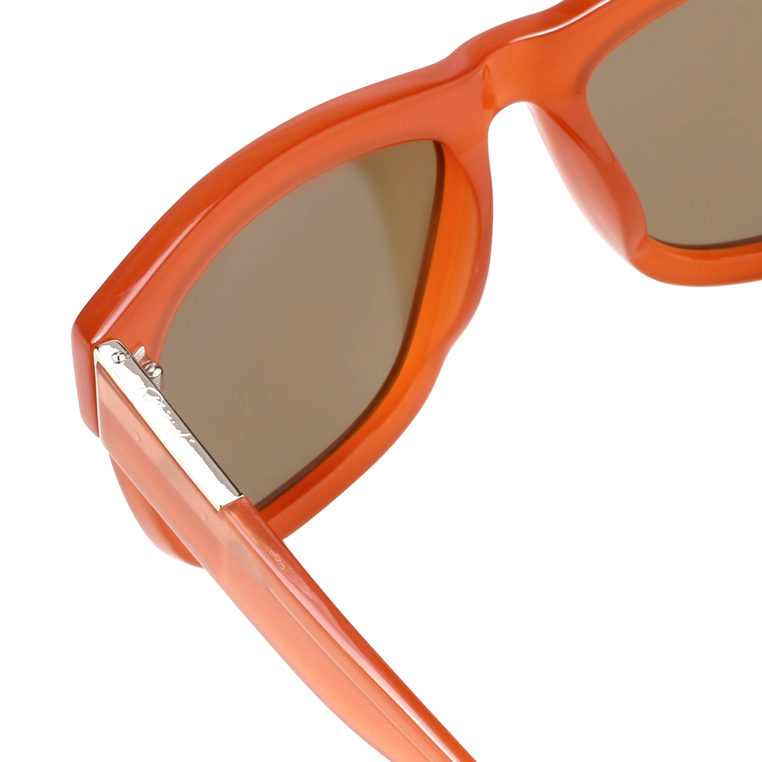 Phillip Lim x Linda Farrow Red Brown Sunglasses