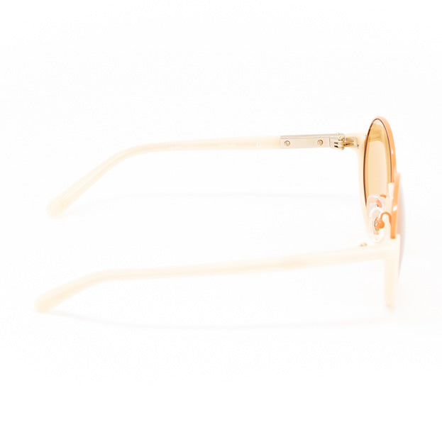 Phillip Lim x Linda Farrow Beige Sunglasses