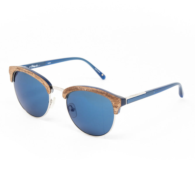 Phillip Lim x Linda Farrow Blue Sunglasses