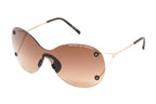 Porsche Design Ladies Butterfly Rimless Gradient Brown Titanium