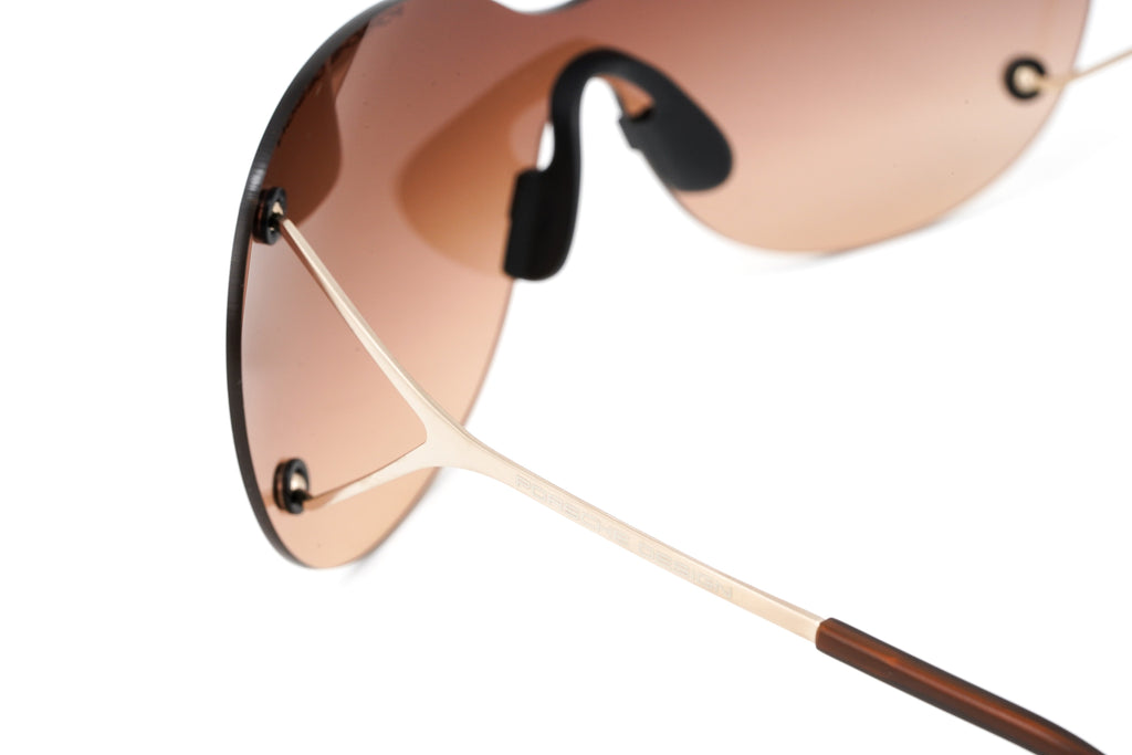 Porsche Design Ladies Butterfly Rimless Gradient Brown Titanium