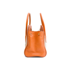 Prada 'Saffiano-Cuir Trimmed Canapa' Tote