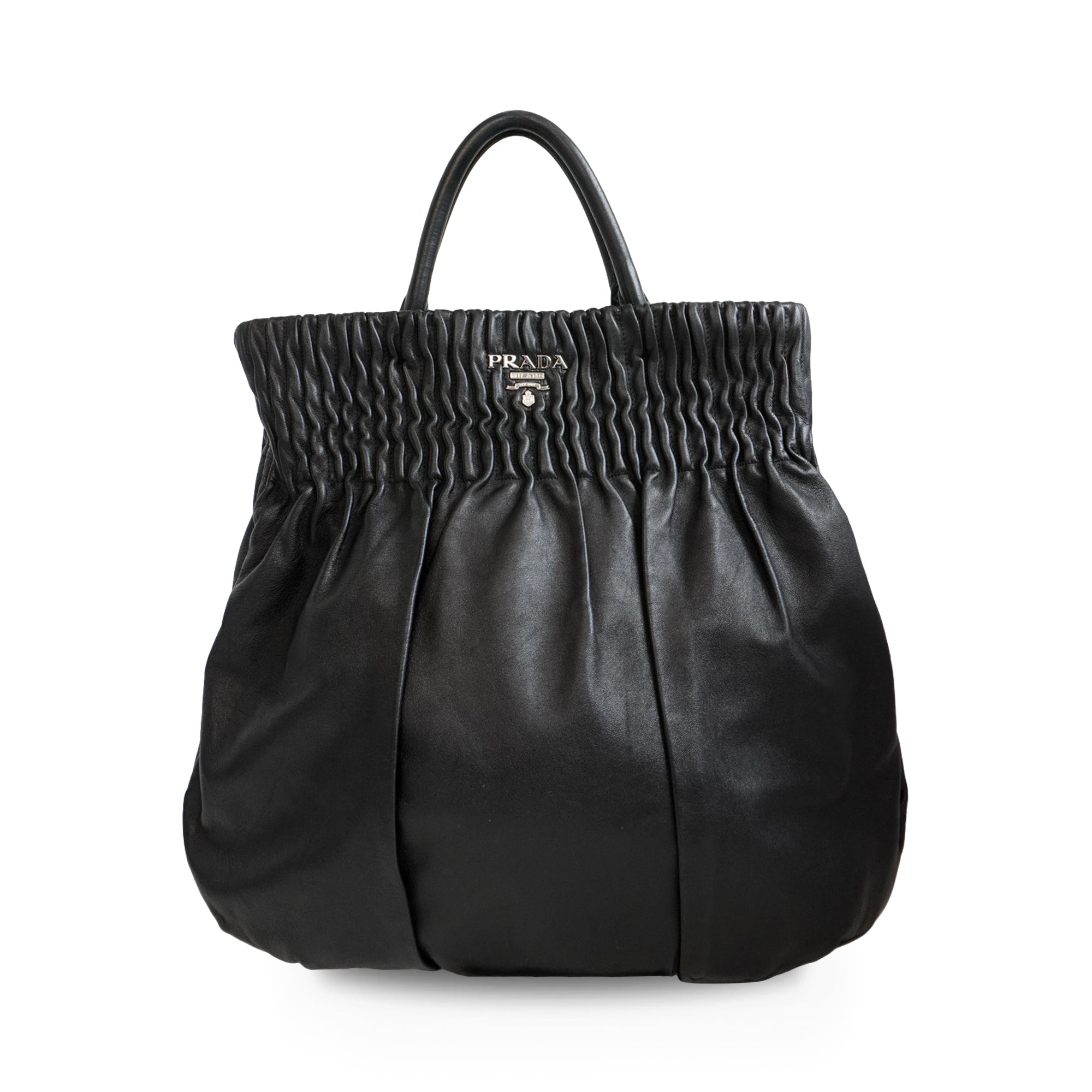 Prada Nappa Leather Hobo Bag