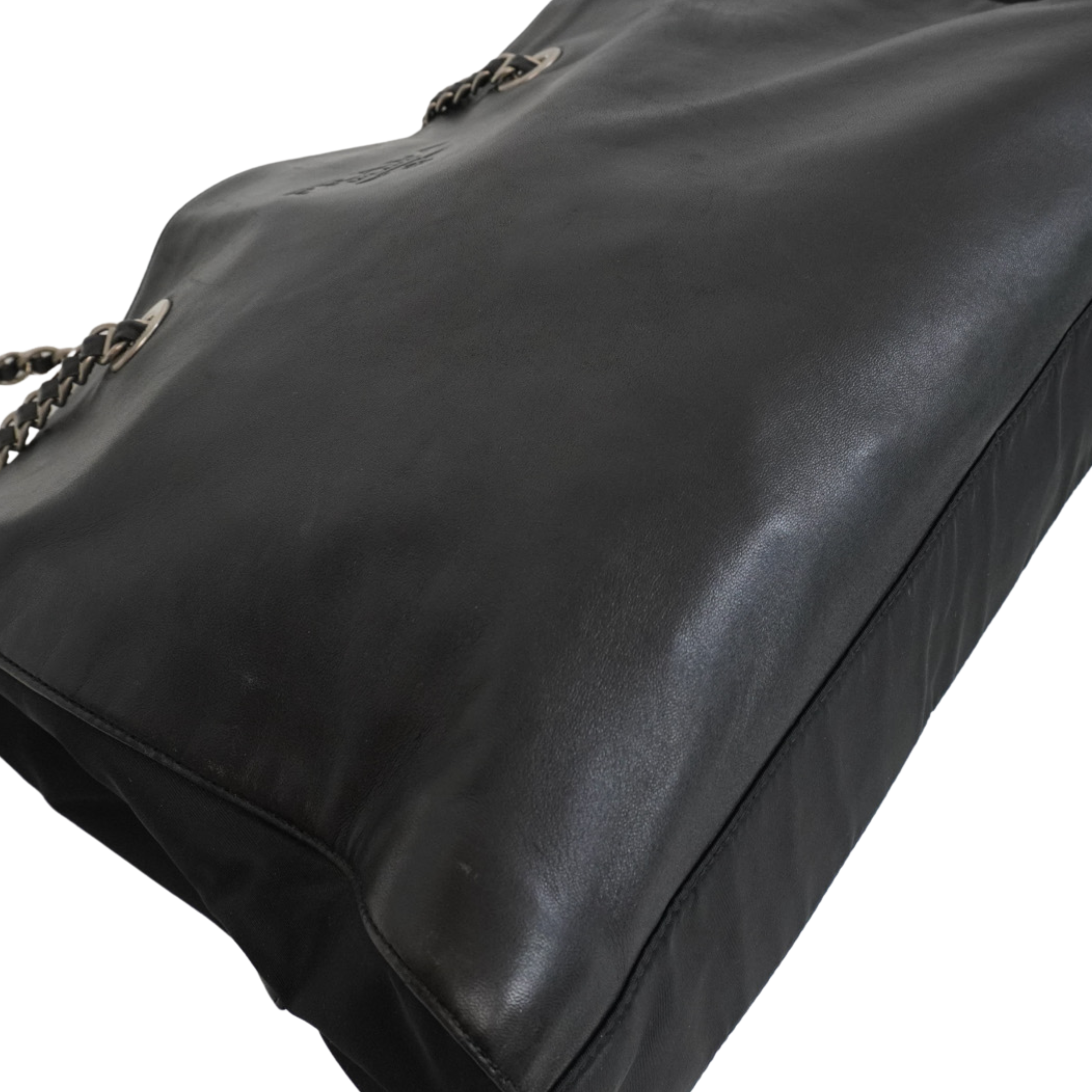 Prada Leather Shoulder Tote