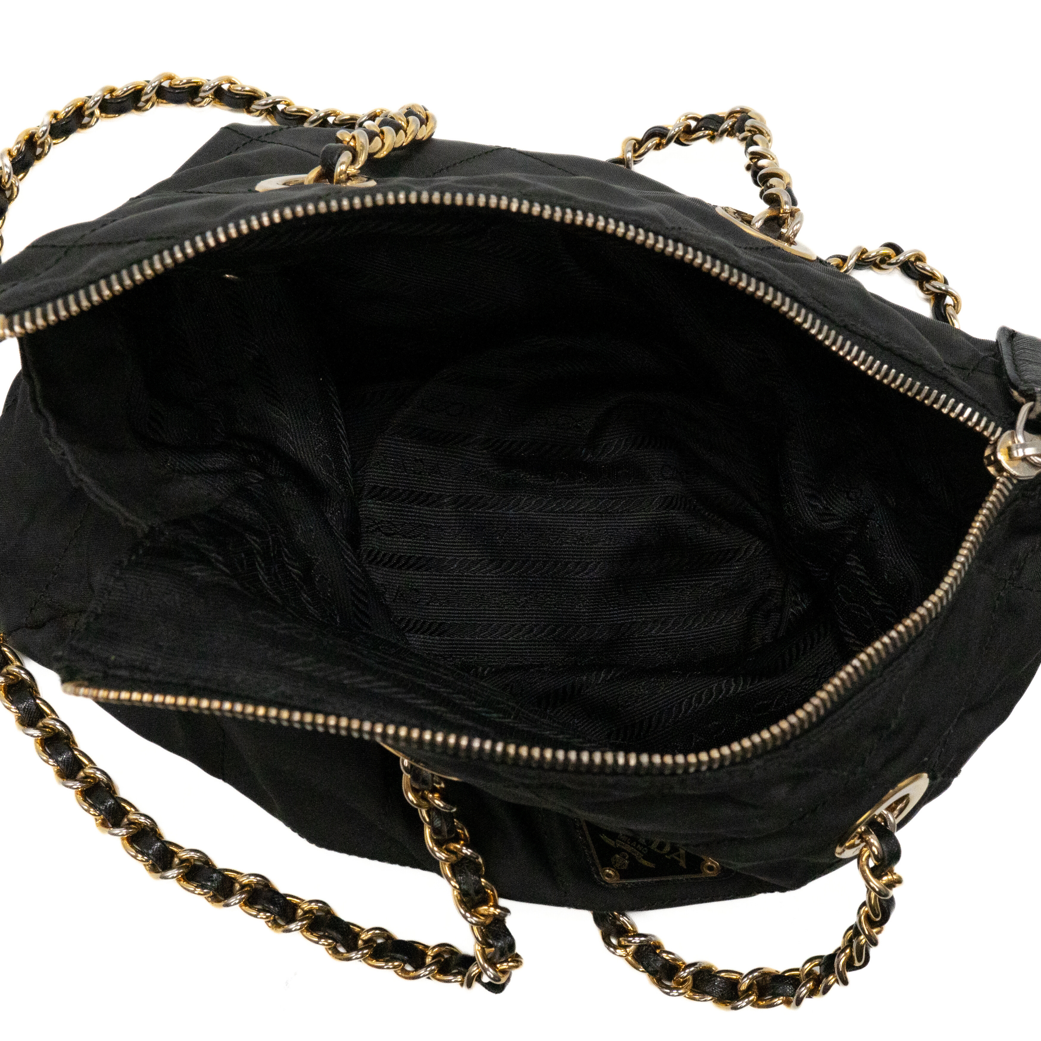 Prada 'Impunturato Catena' Vintage Chain Bag