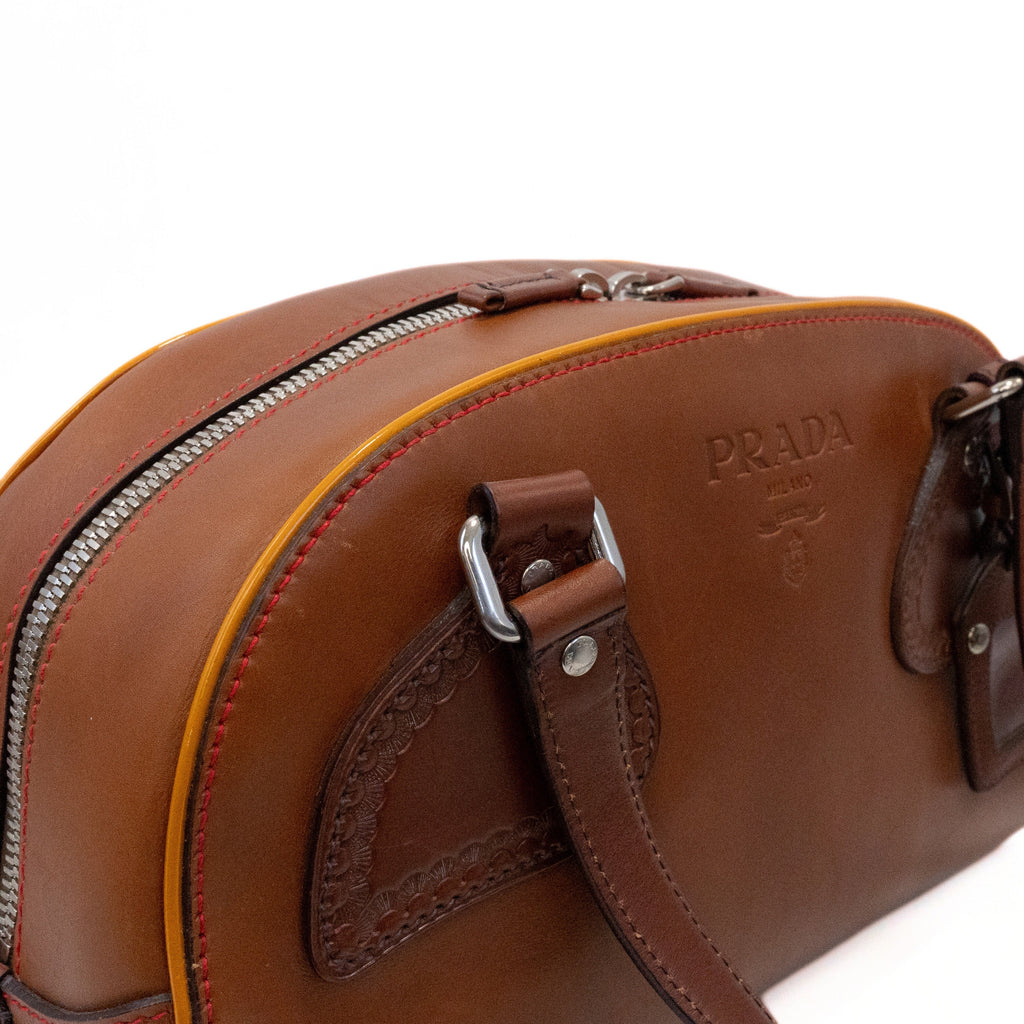Prada 'S/S 2005' Leather Bowler Bag
