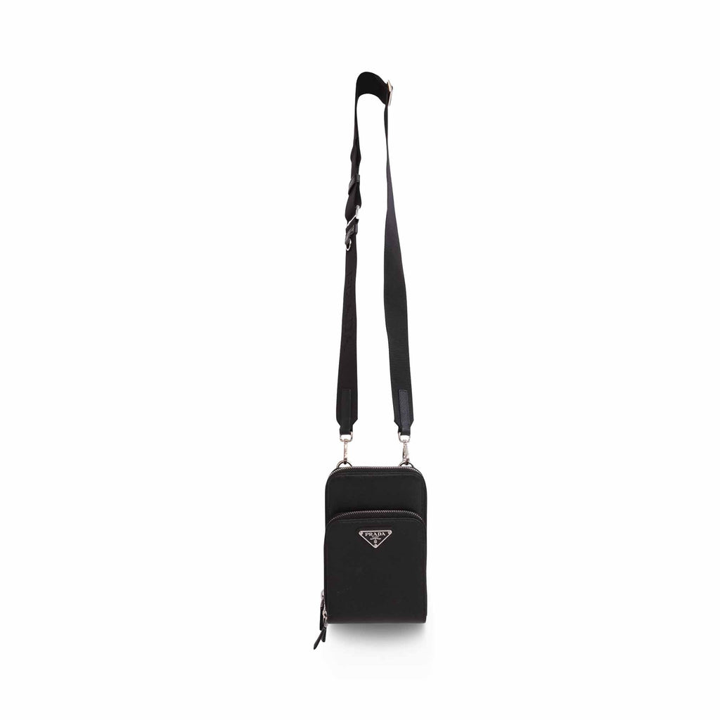 Prada Saffiano Smartphone Crossbody Bag