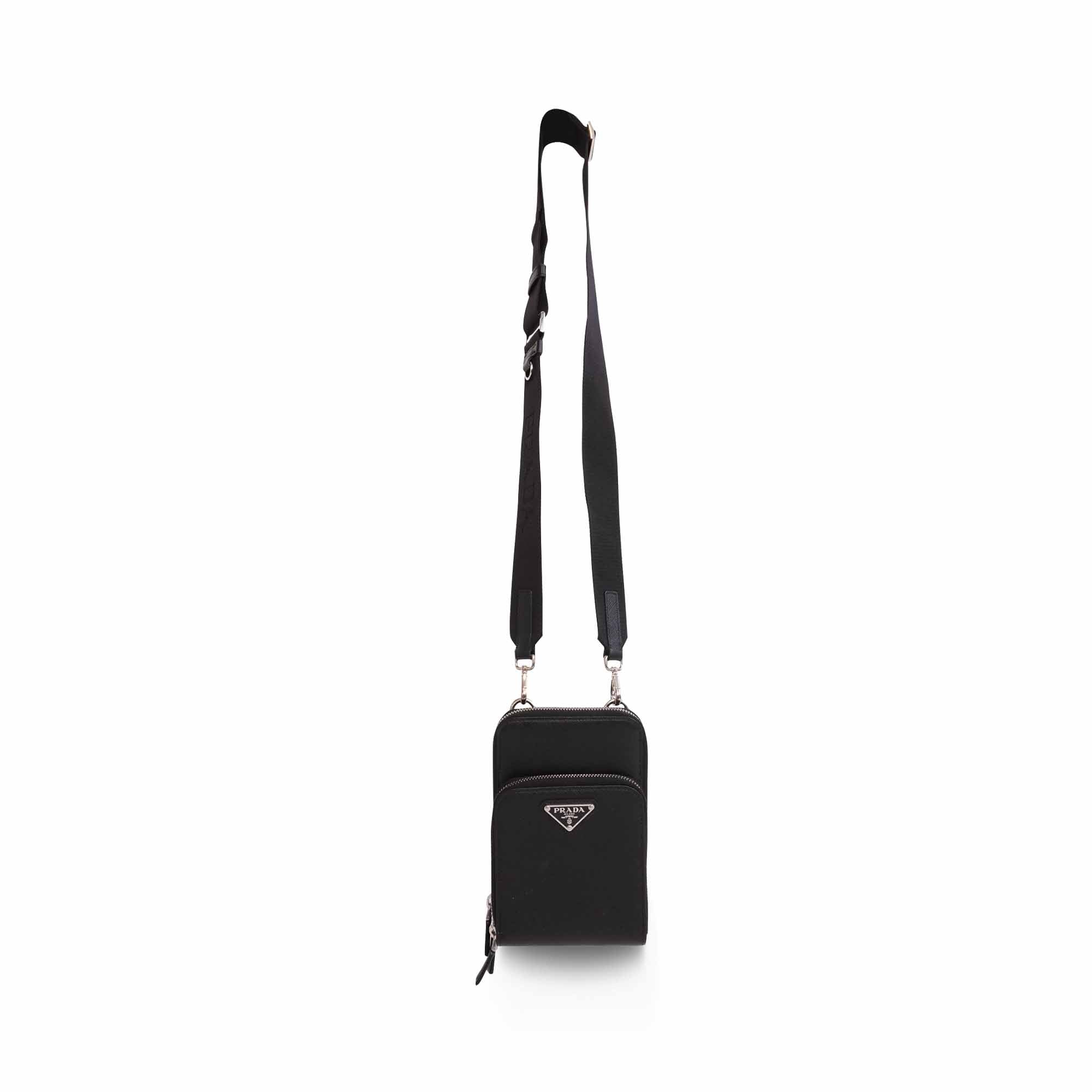 Prada Saffiano Smartphone Crossbody Bag
