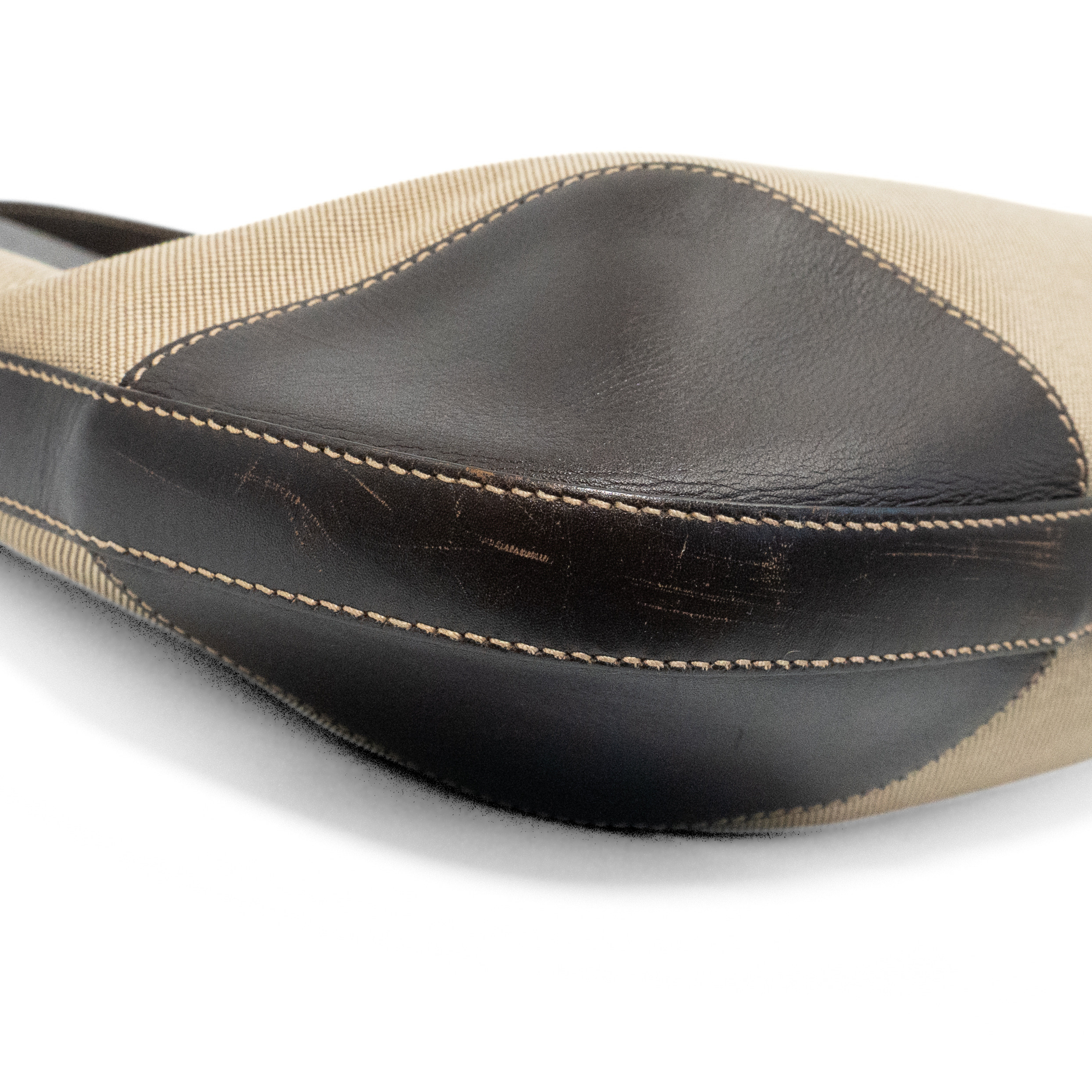 Prada 'Logo Jacquard Canapa Hobo Bag'