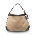 Prada 'Logo Jacquard Canapa Hobo Bag'