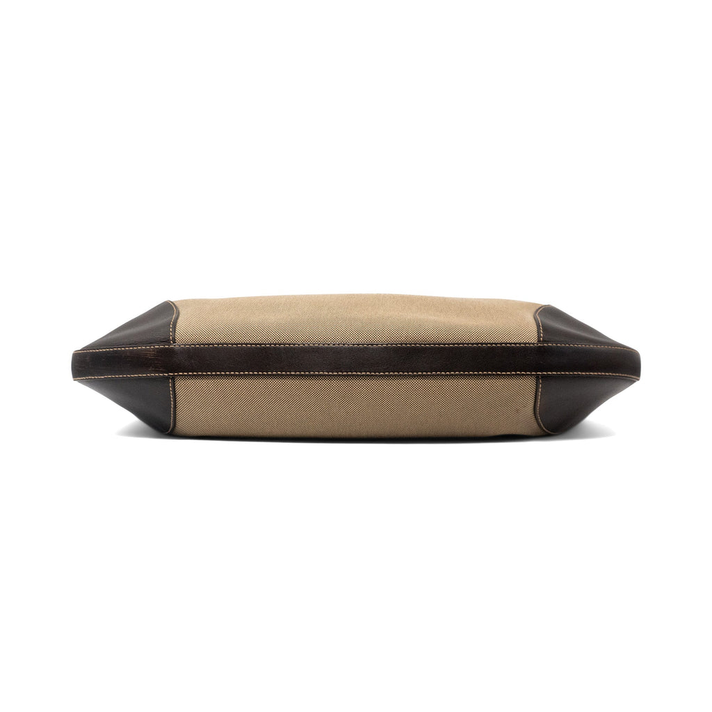 Prada 'Logo Jacquard Canapa Hobo Bag'